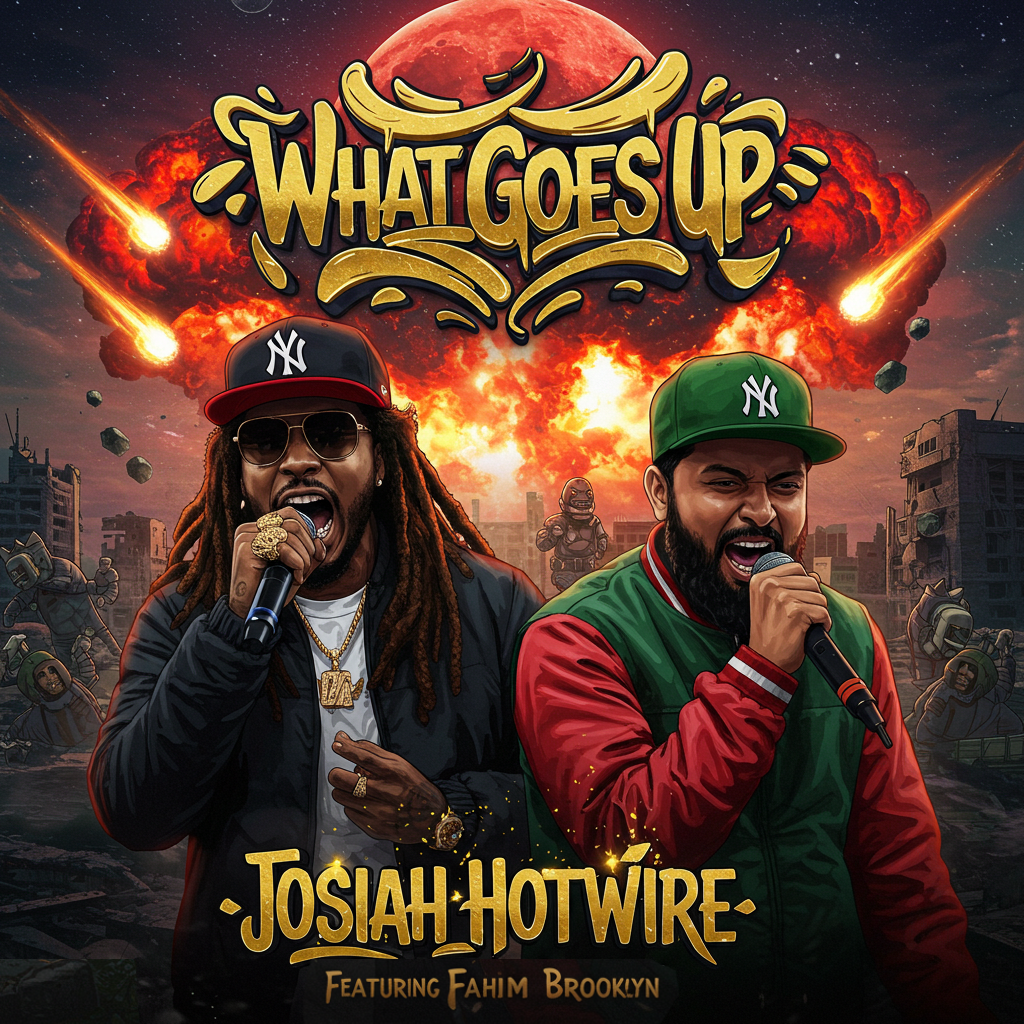Read more about the article “What Goes Up” single by Josiah Hotwire ft. Fahim Brooklyn drops 10/10/2025
